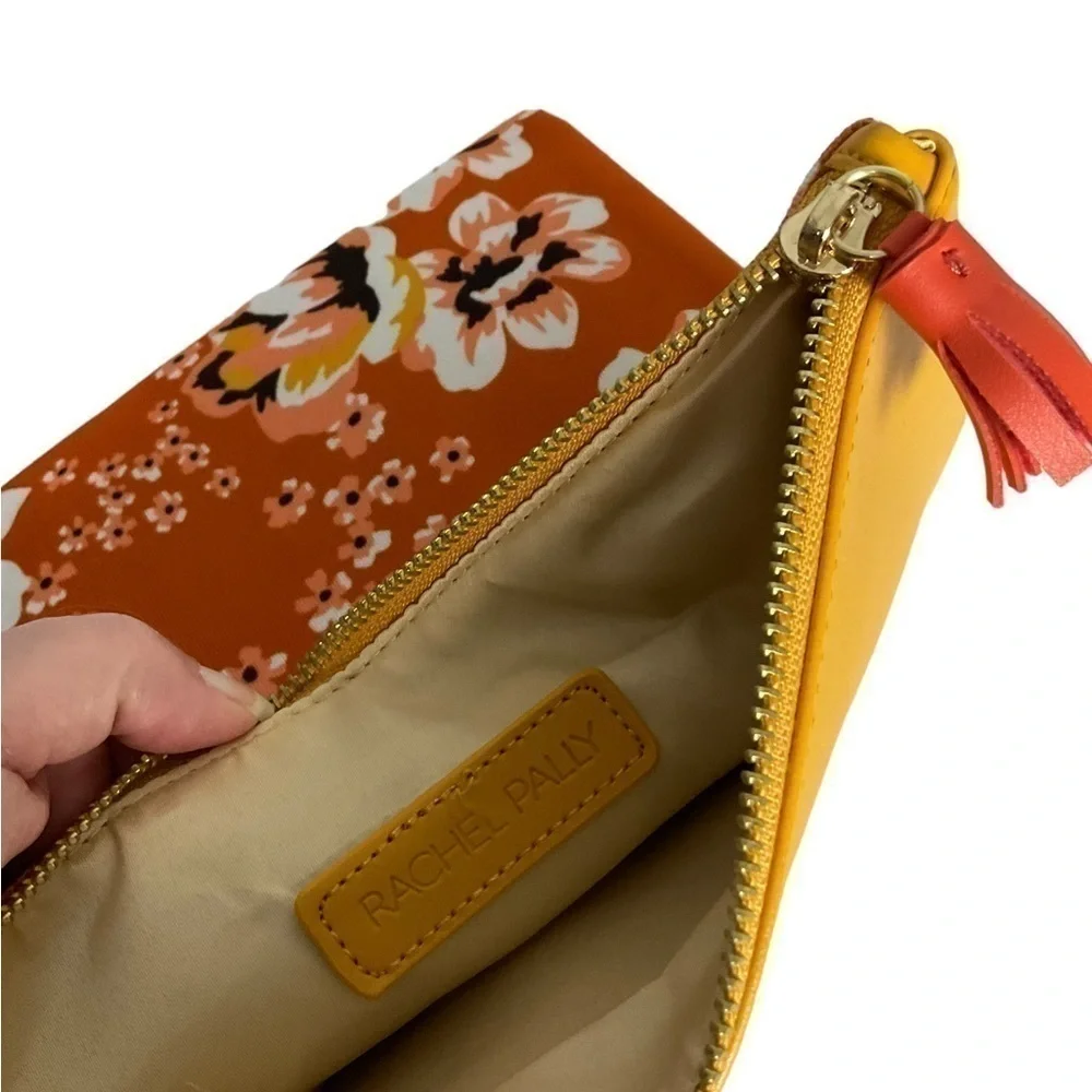 🎉SALE Rachel Pally Orange Floral Fold Over Clutch